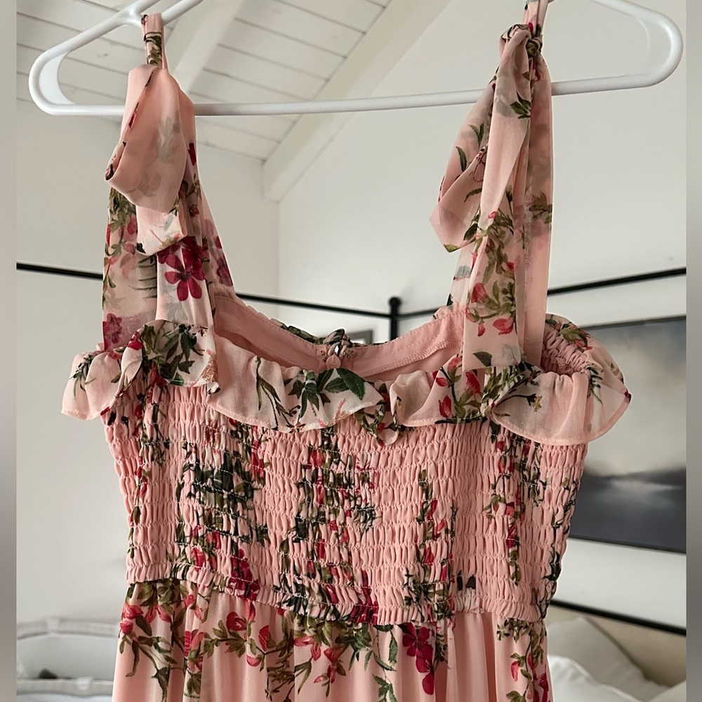 Gal Meets Glam pink floral dress